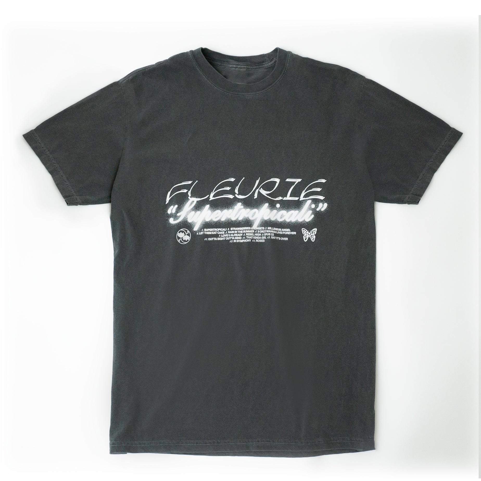 SUPERTROPICALI GRAY T-SHIRT