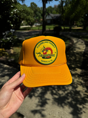 YELLOW TANGERINE PATCH HAT